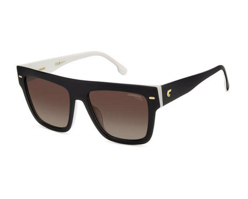 Carrera CARRERA 3016/S Sunglasses Polarized 55-17-140 Black/White