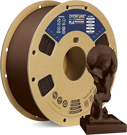 Case of 10 KG OVERTURE PLA Professional Filament 1.75mm, Professional 3D Printer Filament 1kg ASSORTED COLORS