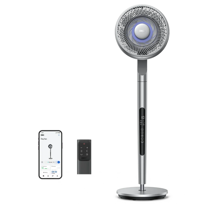 DREO TurboPoly Fan 715S Smart Pedestal Air Circulator Fan