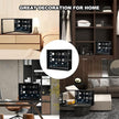 DUKWIN Watch Winder for 4/6/8/12 Automatic Watches, Lockable Automatic Winders with Extra 4/6 Watch Spaces, 4 Rotation Modes, Flexible Pillows, Quiet Motor and Blue Backlight