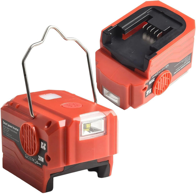 200W Power Inverter Generator Made For For Bosch 18V Batteries, Convenient Outdoor Solution