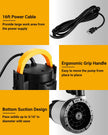 DEKOPRO Submersible Water Pump 1HP 3302GPH 750W Utility Pump Portable Electric Water Transfer Pump for Swimming Pool Tub Garden Pond with 16-Foot Cord