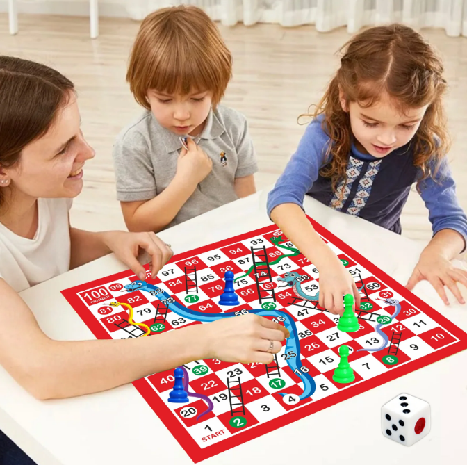 Ankit Toys & Games Ludo & Snake & Ladders Board Game Set for 6+ Years Kids & Adults