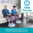 DR-HO'S Circulation Promoter Essential Package – 4-in-1 Therapy Device with TENS, EMS, NMES & AMP Technologies – Supports Circulation, Foot & Leg Comfort