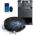 USED LIKE NEW ECOVACS DEEBOT T50 MAX Robot Vacuum and Mop, 18,500Pa Blast Suction 18mm Auto-Lift, 167℉ Mop Washing, Self-Emptying and Mop Drying, TruEdge Cleaning, ZeroTangle for Pet Hair, YIKO Agent