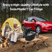 Car Refrigerator for Tesla Model Y 2019~2026, 35QT(33L) Car Fridge 12V Refrigerator for Tesla Model Y Juniper & Model YL, Portable Freezer Cooler -8℉~50℉ APP Control