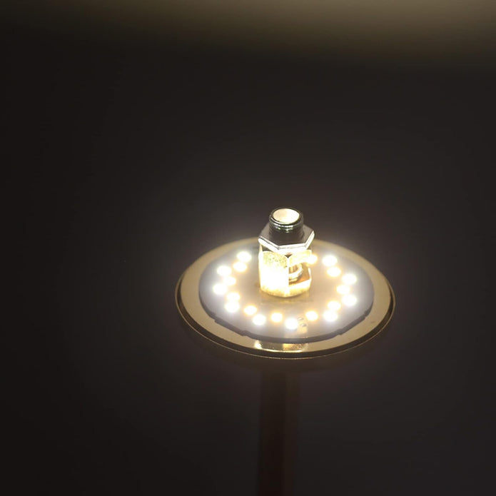 Artificial Feather Table Lamp, USB Rechargeable Decorative Lights with 3 Light Tones, Bedroom Beside Lamp for Home Party Wedding Shop Decoration (White)