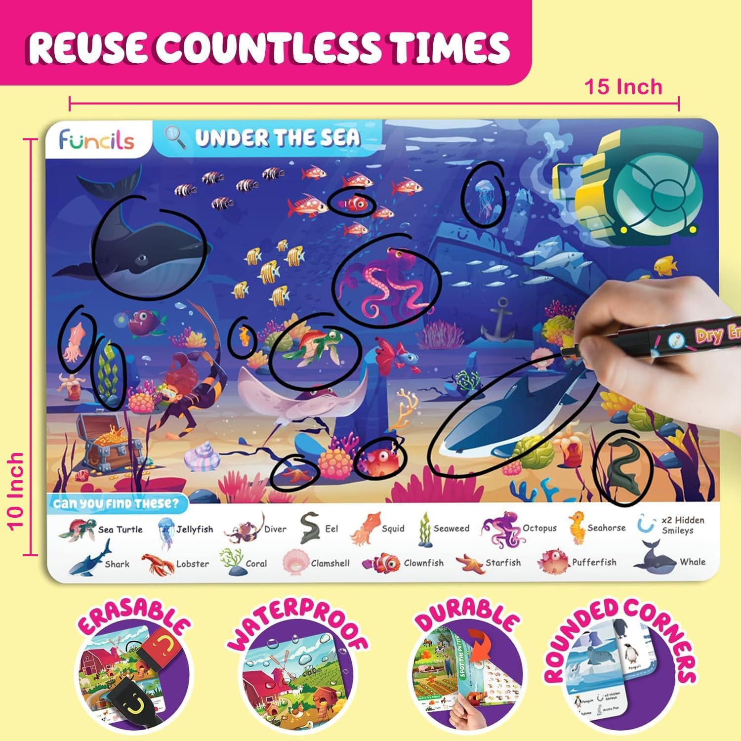 New Preschool Learning Activities  Funcils Search and Find (3-5 years)