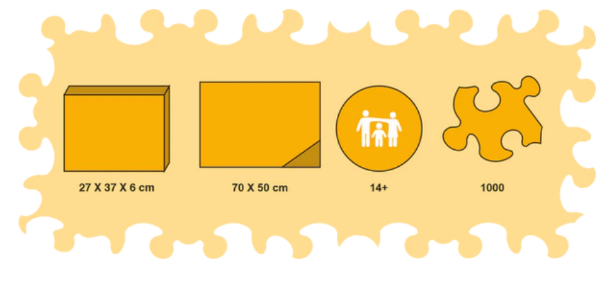 1000 Piece Jigsaw Puzzle with a perfect blend /Brain Tree Games /ASSORTED