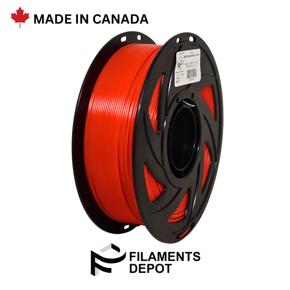 Filaments Depot PLA 1.75mm 1kg  -  LITHOPHANE RED