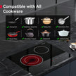 GASLAND 21 Inch Electric Cooktop 2 Burner, Built-in, 220V | ETL Certified, 16 Power Levels, Slide Touch Control, Timer