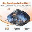 LIKE NEW Gosvor LiteVac 800 Cordless Robotic Pool Cleaner Automatic Vacuum Flat Floor