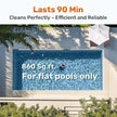 LIKE NEW Gosvor LiteVac 800 Cordless Robotic Pool Cleaner Automatic Vacuum Flat Floor
