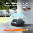 LIKE NEW Gosvor LiteVac 800 Cordless Robotic Pool Cleaner Automatic Vacuum Flat Floor