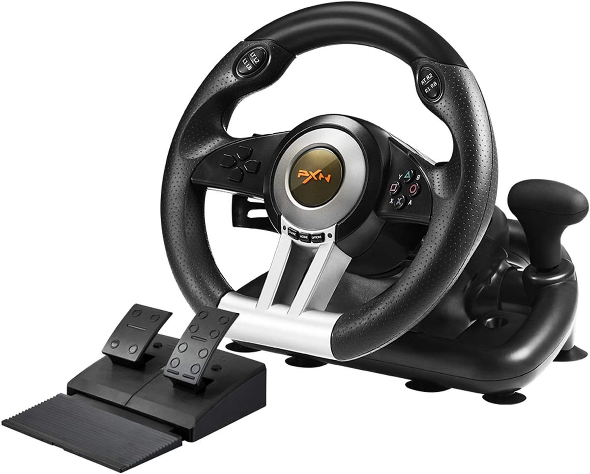 PXN V3PRO PC Racing Steering Wheel USB Simulator Race Gaming Steering Wheel