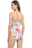 Gottex - Swimsuit One shoulder Seashell Size - USA 14