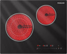 GASLAND 21 Inch Electric Cooktop 2 Burner, Built-in, 220V | ETL Certified, 16 Power Levels, Slide Touch Control, Timer