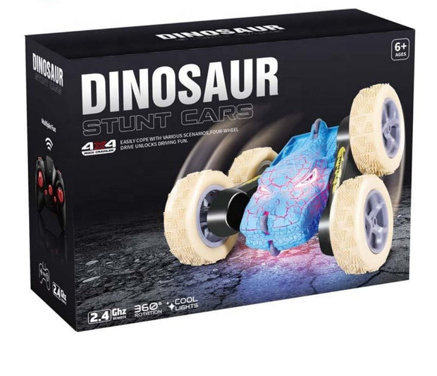YAXON Dinosaur Double Side Twist Stunt Car 2.4G 4WD Remote Control High Speed