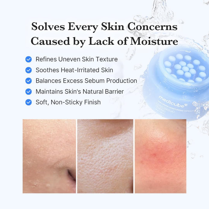 Hyaluronic Moisturizing Capsule Cream by Medicube for Women - 1.94 oz Cream