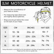 ILM Motorcycle Dual Visor Flip up Modular Full Face Helmet DOT LED Light Model 902L (M, Matte Black - LED)