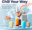 NEW / OPEN BOX Iceman by Chefman Slush-Ease Slushie Machine, 48oz Liquid Capacity Frozen Drink Maker & Slushy Machine with 5 Presets and LED Display