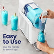NEW / OPEN BOX Iceman by Chefman Slush-Ease Slushie Machine, 48oz Liquid Capacity Frozen Drink Maker & Slushy Machine with 5 Presets and LED Display