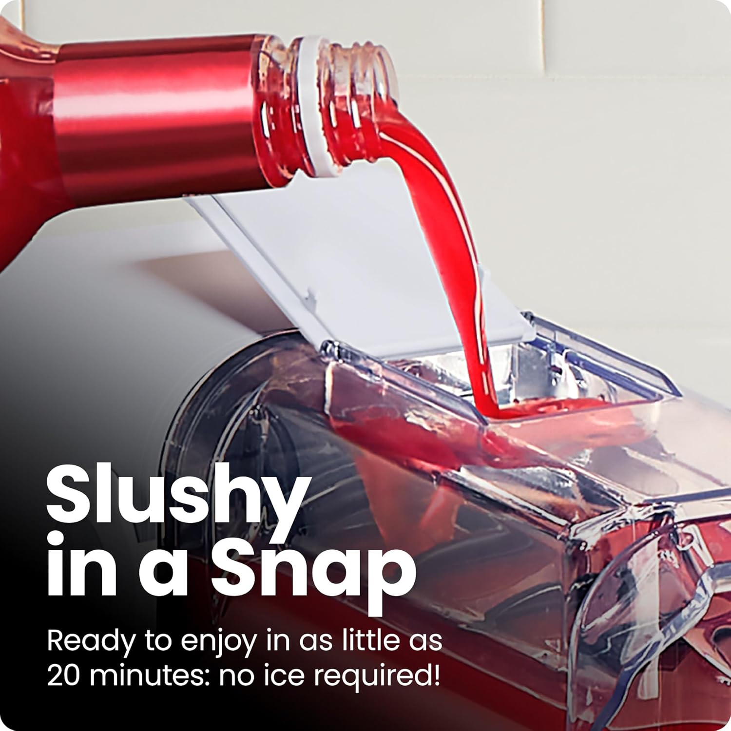 NEW / OPEN BOX Iceman by Chefman Slush-Ease Slushie Machine, 48oz Liquid Capacity Frozen Drink Maker & Slushy Machine with 5 Presets and LED Display