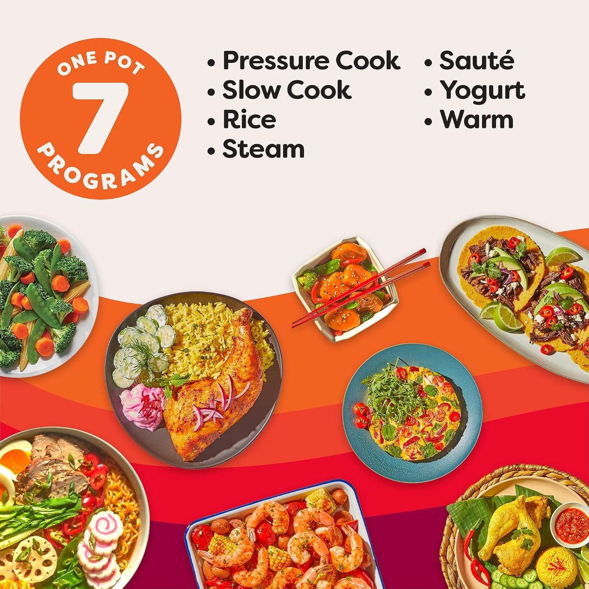 Instant Pot Duo 7-in-1 Electric Pressure Cooker, Slow Cooker, Rice Cooker, Steamer, Saute, Yogurt Maker, Warmer & Sterilizer, Includes Free App with over 1900 Recipes, Stainless Steel, 3 Quart