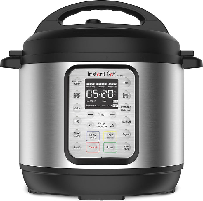 Instant Pot Duo Plus 6 Qt 9-in-1 Electric Pressure Cooker, Stainless Steel