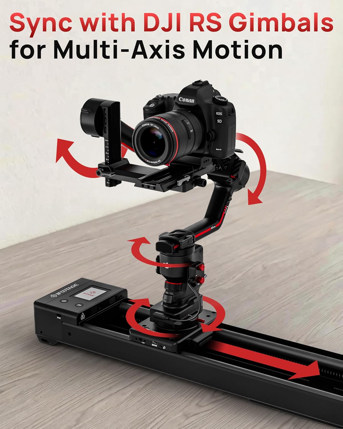IFOOTAGE Shark Slider Nano II-860 Motorized Camera Slider 24.9
