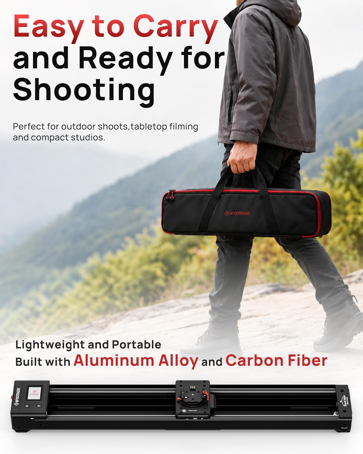 IFOOTAGE Shark Slider Nano II-860 Motorized Camera Slider 24.9