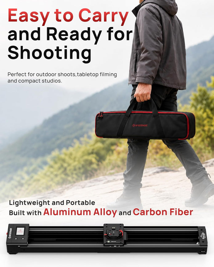 IFOOTAGE Shark Slider Nano II-860 Motorized Camera Slider 24.9