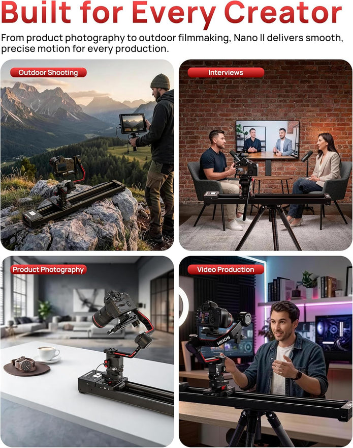 IFOOTAGE Shark Slider Nano II-860 Motorized Camera Slider 24.9