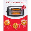 IKICH Toaster 2 Slice, LCD Screen Stainless Steel