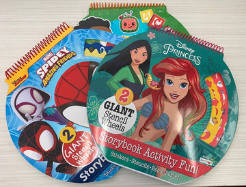 Storybook Stencil Activity Fun Book/ Assorted