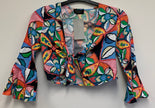 ZARA CROP TOP RETRO PRINT