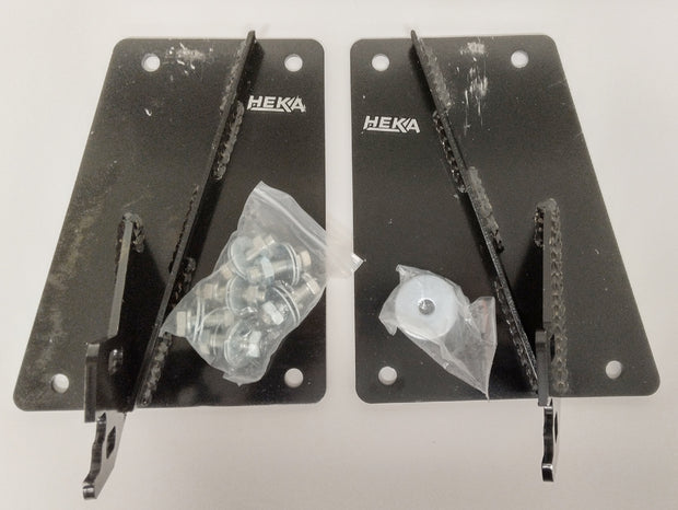 HEKA Bumper Conversion Brackets to Bolt 4th Gen for Dodge Ram Bumper to 2nd Gen