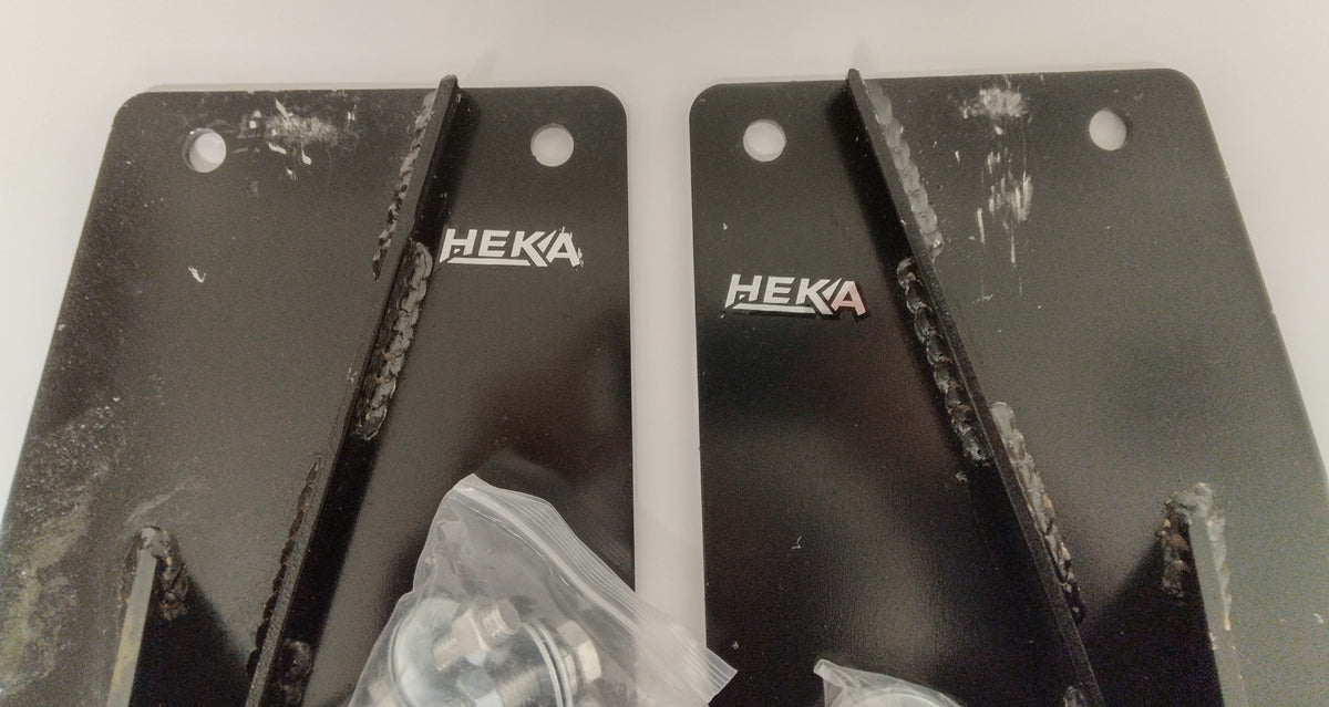 HEKA Bumper Conversion Brackets to Bolt 4th Gen for Dodge Ram Bumper to 2nd Gen