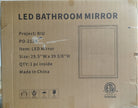 LED Bathroom Lighted Mirror 29.5
