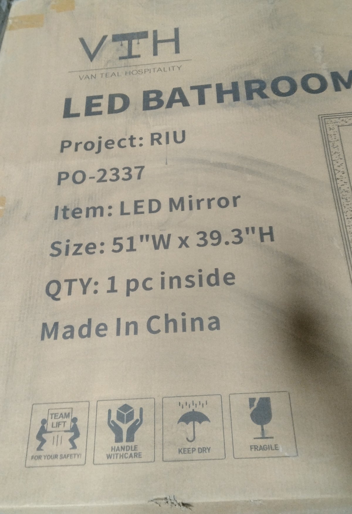 LED Bathroom Lighted Mirror 51