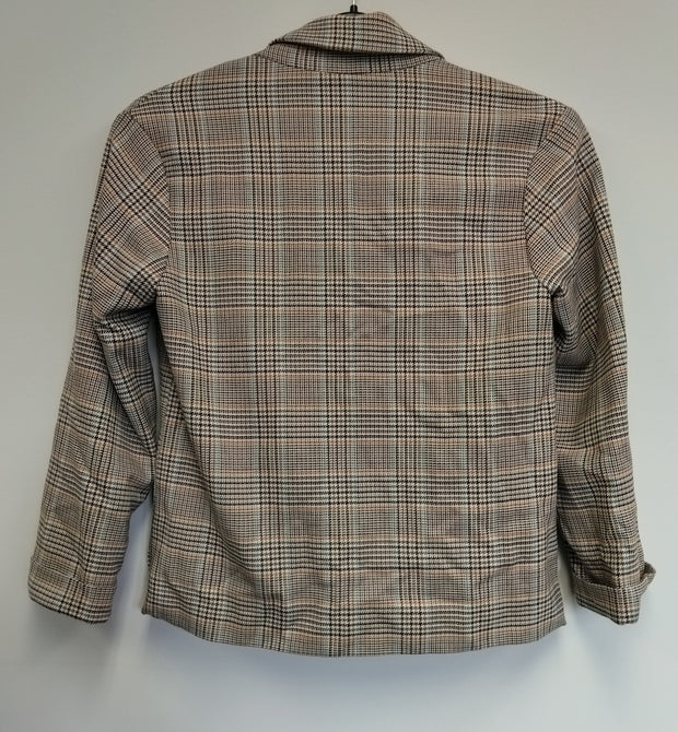 Zara Girl’s Double Breasted Rustic Plaid Blazer