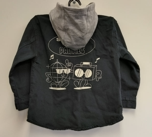 ZARA KIDS Denim Hoodie Jacket