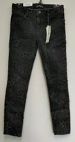 ZARA Size 6 Black Star Embellished Women Jeans