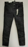 ZARA Size 6 Black Star Embellished Women Jeans