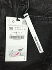 ZARA Size 6 Black Star Embellished Women Jeans