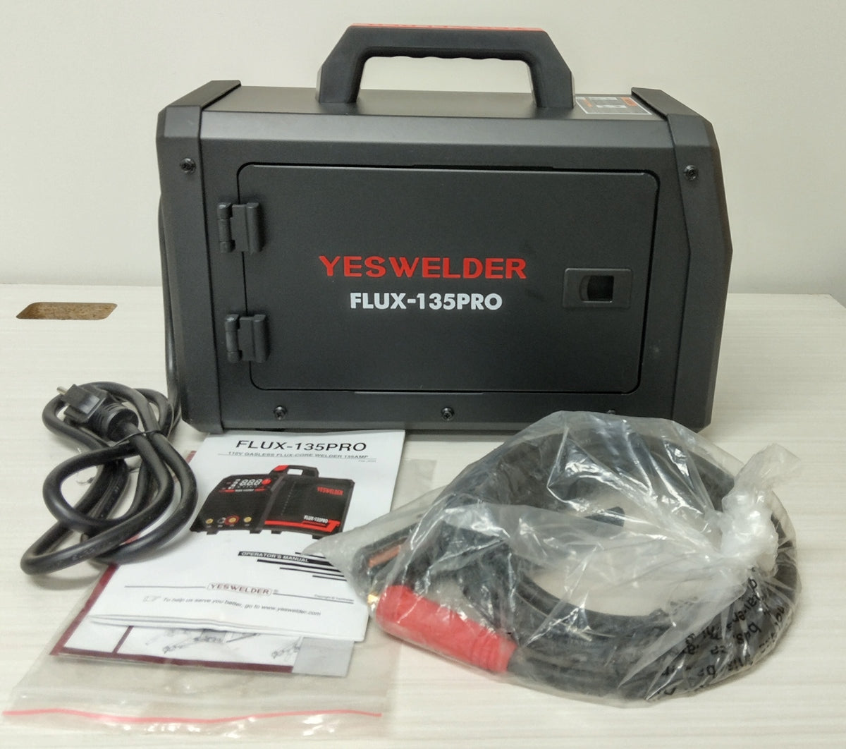 AS IS / USED LIKE NEW / YESWELDER FLUX-135PRO Flux Core MIG Welder