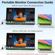 NEW IN OPEN BOX Innoview 23.8” 4K Large Portable Monitor, UHD (3840*2160) 100%sRGB IPS Speakers USB-C HDMI Work Home Second Monitor W/180°