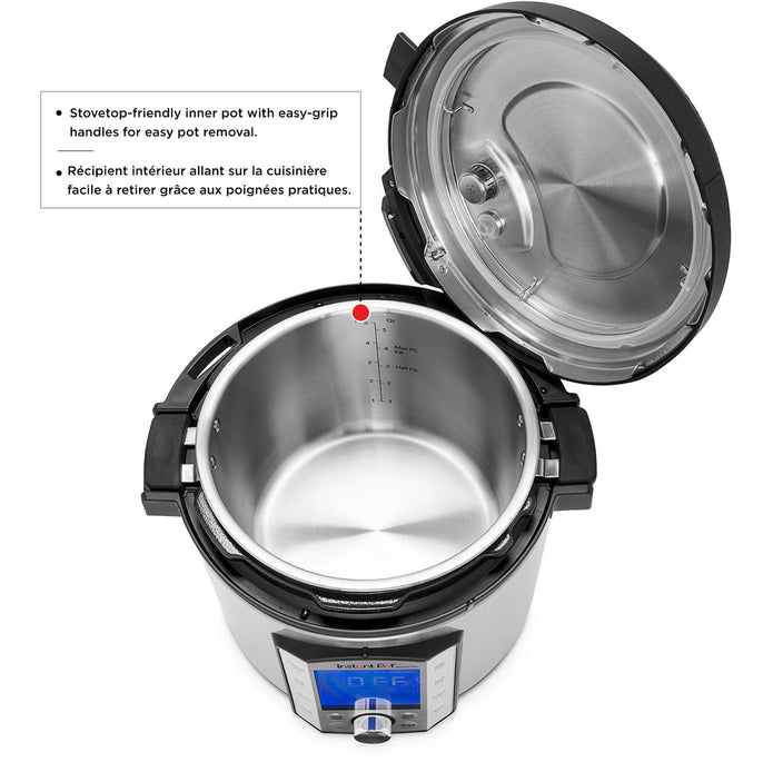Instant Pot Duo Evo Plus Pressure Cooker, 6-qt