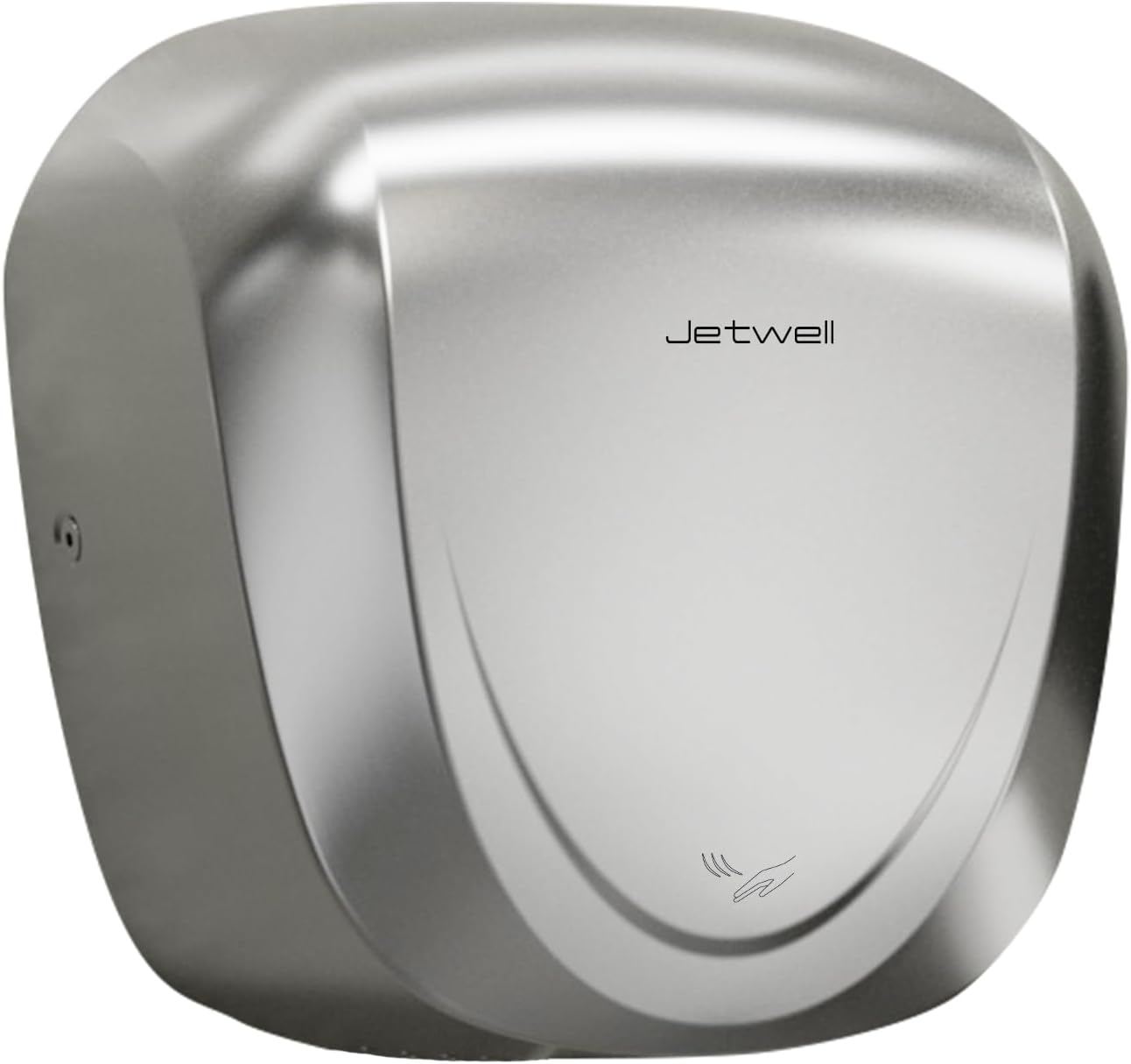 JETWELL UL Approved Commercial Hand Dryer for Bathroom, High Speed Jet Air Hand Dryer with HEPA Filter for Home, Heavy Duty Polished Stainless Steel Auto Warm Wind Hand Blower