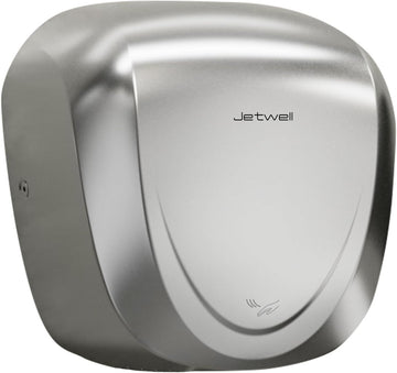 JETWELL UL Approved Commercial Hand Dryer for Bathroom, High Speed Jet Air Hand Dryer with HEPA Filter for Home, Heavy Duty Polished Stainless Steel Auto Warm Wind Hand Blower